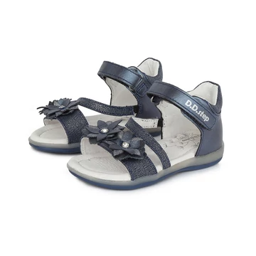 D.D.Step Bőrszandál kislányoknak