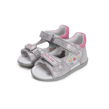 D.D.Step Bőrszandál kislányoknak