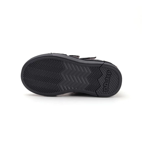 D.D Step led-es bőr magasszárú cipő